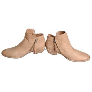 Sam Edelman Women's 8W Brown Leather Packer Ankle Boot